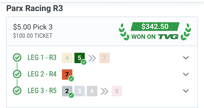 parx pick-3